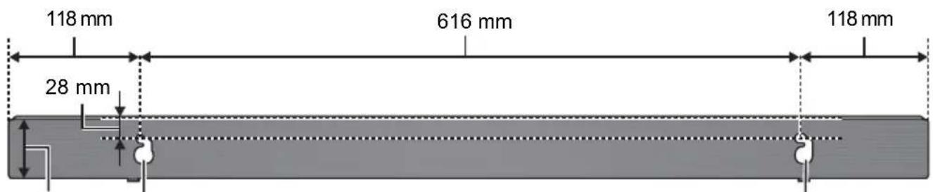 PANASONIC SCHTB510 - Draai de schroeven in de wand. - 2