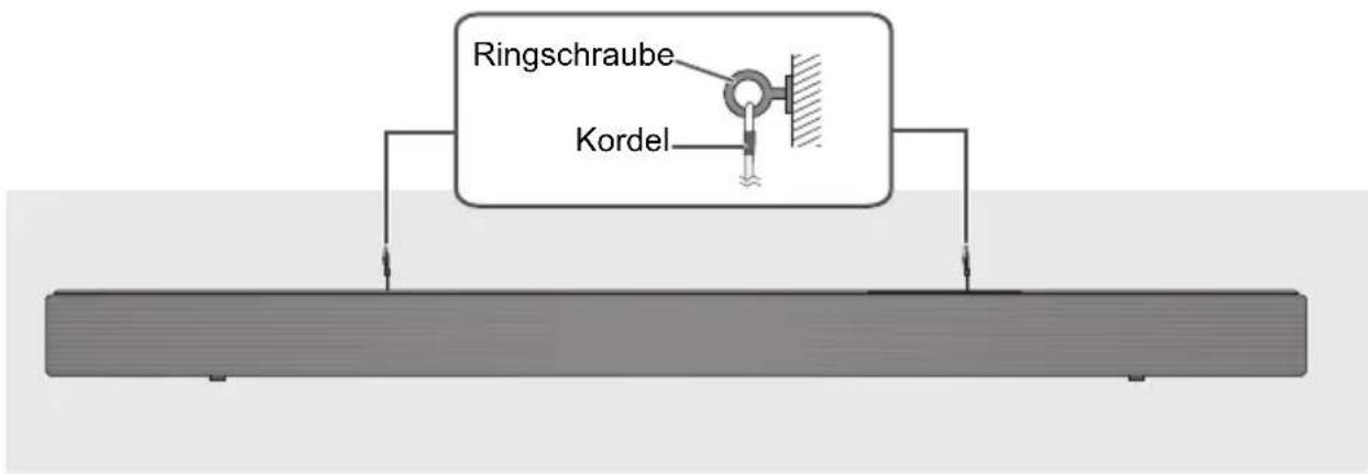 PANASONIC SCHTB510 - Bringen Sie die Kordel an der Wand an. - 1