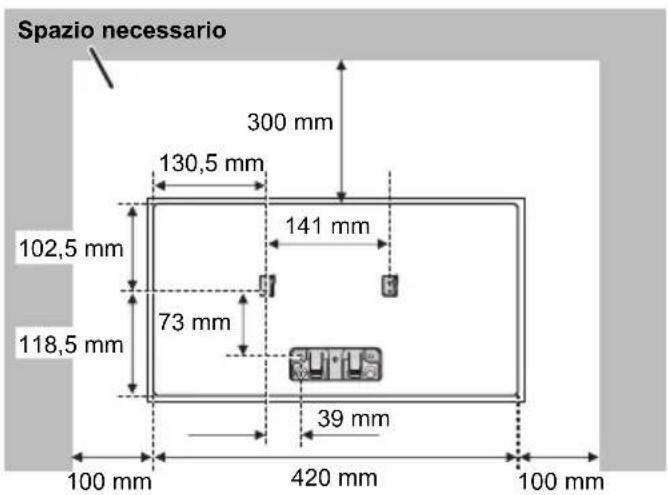 PANASONIC SCHC412 - Istruzioni per il montaggio a muro - 5