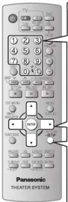 PANASONIC SCPT150 - Menu des fonctions (suite) - 5