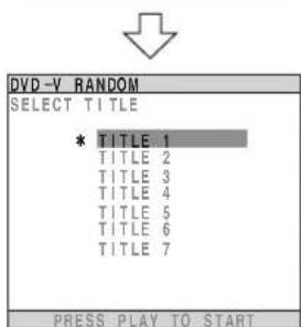 PANASONIC SCPT150 - Auswahlen eines Titels. - 2