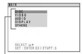 PANASONIC SCPT150 - Menu des fonctions (suite) - 2