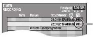 PANASONIC SCHT1000 - Drücken Sie [ENTER], wenn Sie mit der Timerprogrammierung fertig sind. - 1