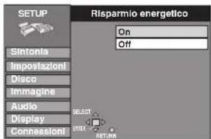 PANASONIC SCHT1000 - Impostazioni di risparmio energetico - 1