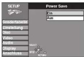 PANASONIC SCHT1000 - Power Save (Stromspareinstellung) - 1