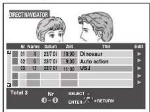 PANASONIC SCHT1000 - Drücken Sie [DIRECT NAVIGATOR]. - 1