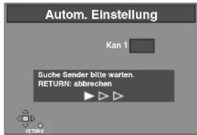 PANASONIC SCHT1000 - Auto-Setup (Setup ohne Q Link-Funktionen) - 1