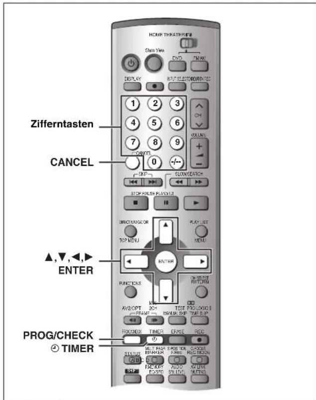 PANASONIC SCHT1000 - ■ Einstellung zur Steuerung der Aufnahme-Start- und -Stoppzeit durch ein im Sendesignal enthaltenes Steuersignal (VPS/PDC-Funktion →Seite 57) - 1