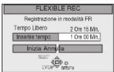 PANASONIC SCHT1000 - Registrazione delle immagini migliori possibile entro uno spazio determinato —Flexible Recording - 1
