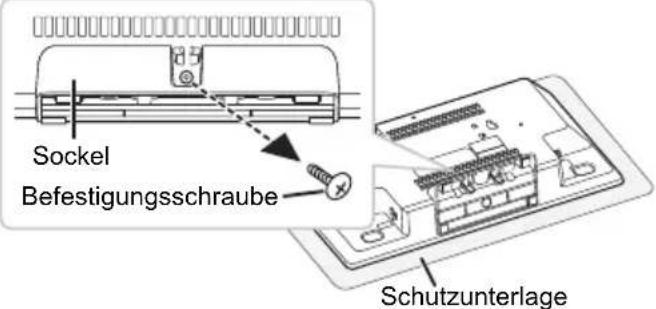 Sockel Befestigungsschraube Schutzunterlage