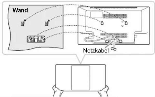 PANASONIC SCHC2040 - Befestigen Sie das Gerät. - 1