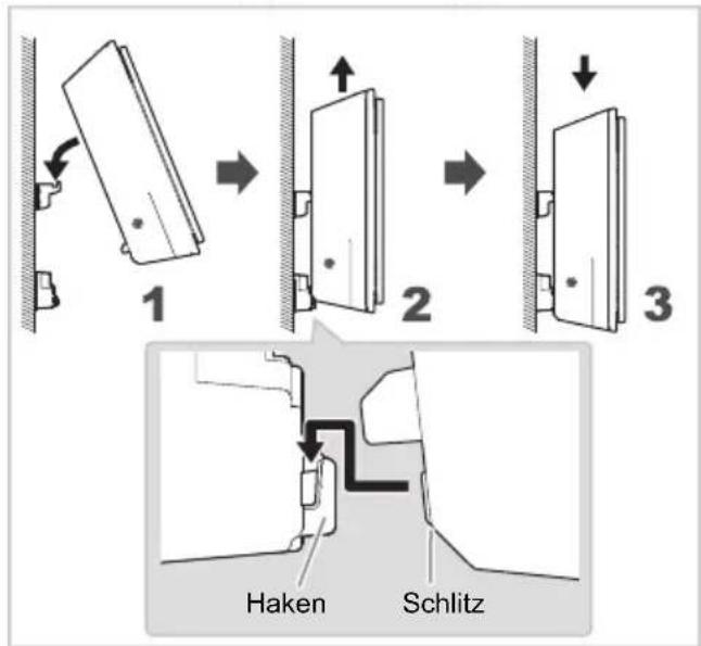 1 2 3 Haken Schlitz