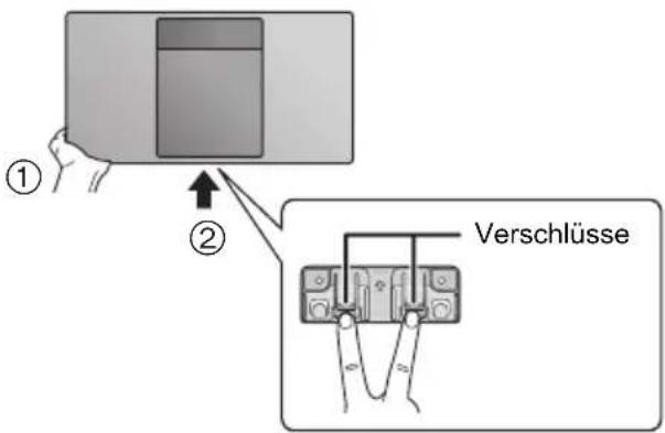 PANASONIC SCHC410 - Entfernen des Geräts aus der Sicherheitsvorrichtung - 1