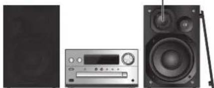 PANASONIC SCPMX92 - Plaatsing van de luidsprekers - 1