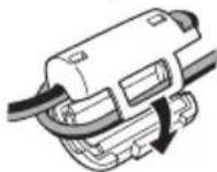 PANASONIC SCAKX520 - Sujeción del núcleo de ferrita - 4