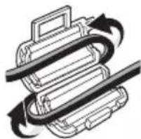 PANASONIC SCAKX520 - Sujeción del núcleo de ferrita - 3