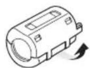 PANASONIC SCAKX520 - Bevestiging van de ferrietkern - 2