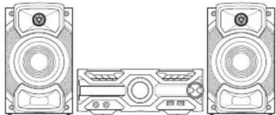 PANASONIC SCAKX520 - Aufstellung der Lautsprecher - 1