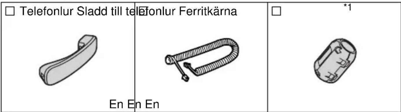 PANASONIC KXHGT100 - Tillbehör (medfoljer) - 1