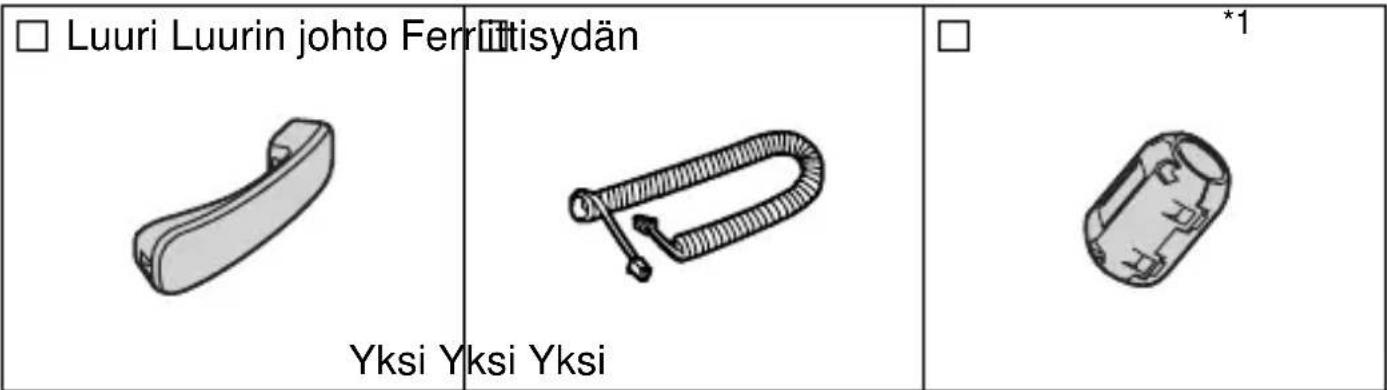 PANASONIC KXHGT100 - Lisävarusteet (mukana) - 1
