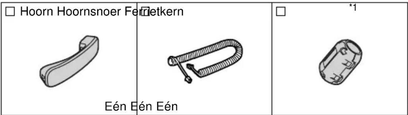PANASONIC KXHGT100 - Accessoires (meegeleverd) - 1