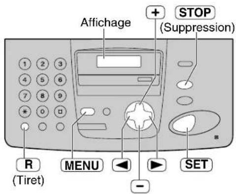 PANASONIC KXFP151B - Pour supprimer un chiffre - 1