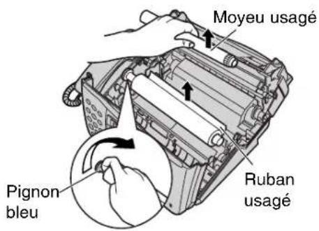PANASONIC KXFP151B - Ruban - Installation / Remplacement - 4