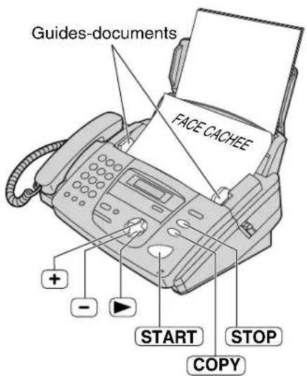PANASONIC KXFP151B - Réalisation d'une photocopie - 2