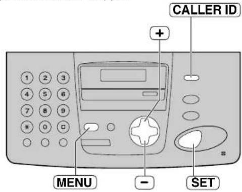 PANASONIC KXFP151B - Enregistrement des informations sur l'aggellant dans le repertoire - 1