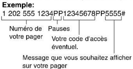 PANASONIC KXFP151B - Notification sur pager - 5