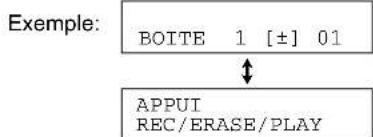 PANASONIC KXFP151B - Pour effacer tous les messages dans une boîte vocale - 1