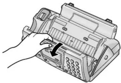 PANASONIC KXFP141 - Installation du ruban encreur - 1