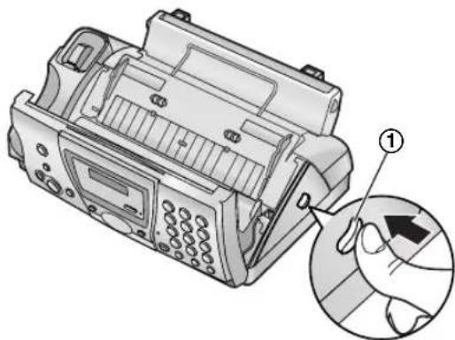 PANASONIC KXFP141 - Installation du ruban encreur - 2