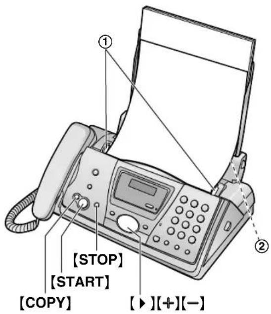 PANASONIC KXFP141 - RÉalisér une photocopie - 1