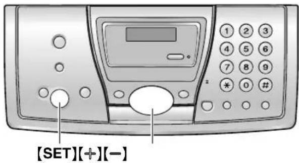 PANASONIC KXFP141 - Réglage du volume - 1