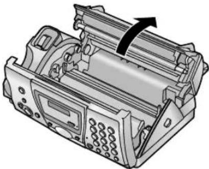 PANASONIC KXFP141 - Installation du ruban encreur - 3