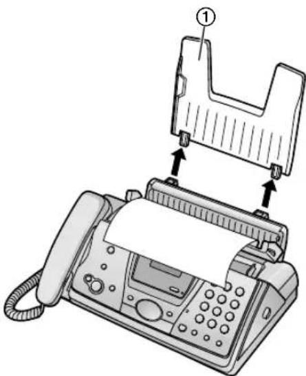 PANASONIC KXFP141 - Lorsque le papier d'enregistrement a occasionné un bourrage dans l'appareil - 2