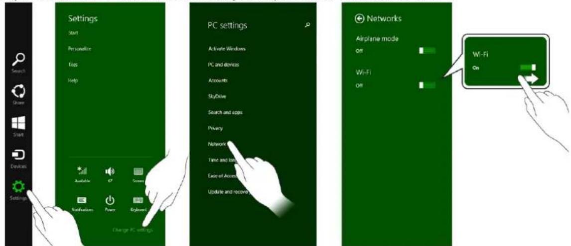 DELL Venue 11 Pro 5130 - Activer/désactiver le Wi-Fi - 1