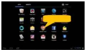 PRESTIGIO MultiReader PER5474BC - Customizing Home Screen Items - 1