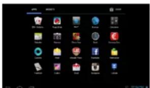 PRESTIGIO MultiReader PER5474BC - Exibindo todos os aplicativos e widgets - 1