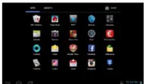 PRESTIGIO MultiReader PER5474BC - Показване на всички приложения и унджети - 1