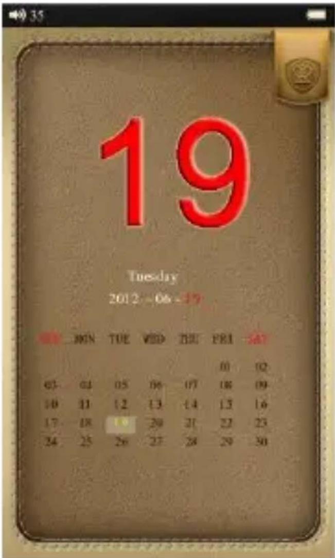 PRESTIGIO Nobile PER3574B - Calendar - 1