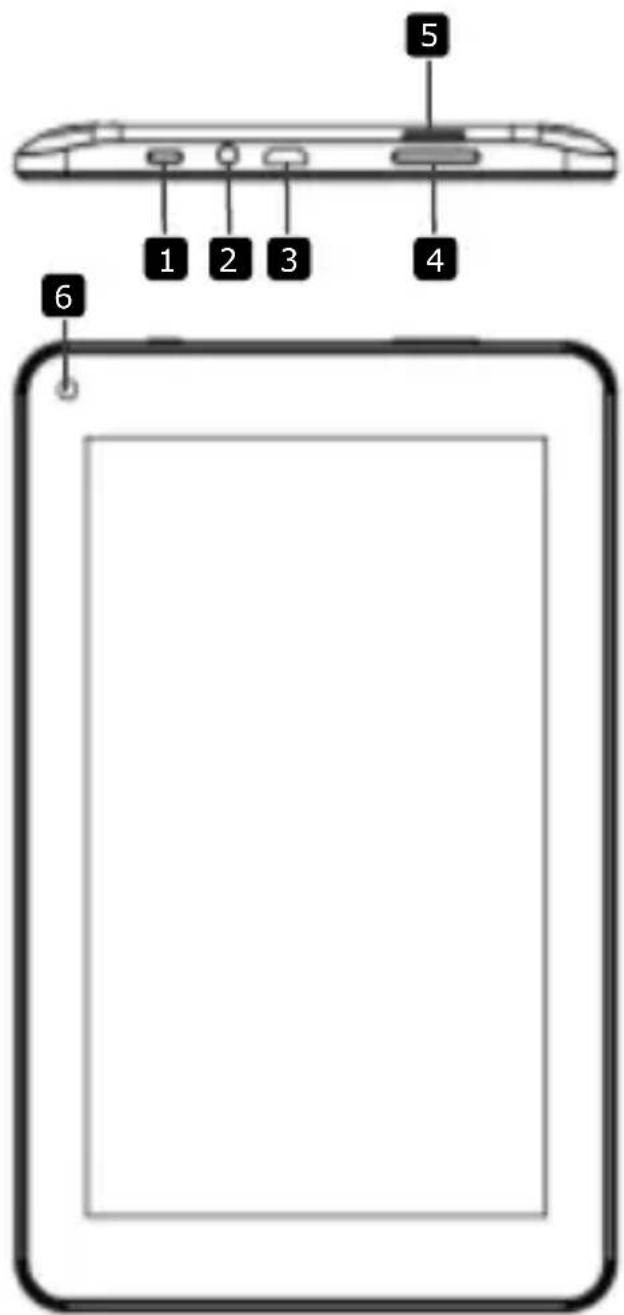 PRESTIGIO MultiPad 7.0 HD - Présentation générale de l'appareil - 1