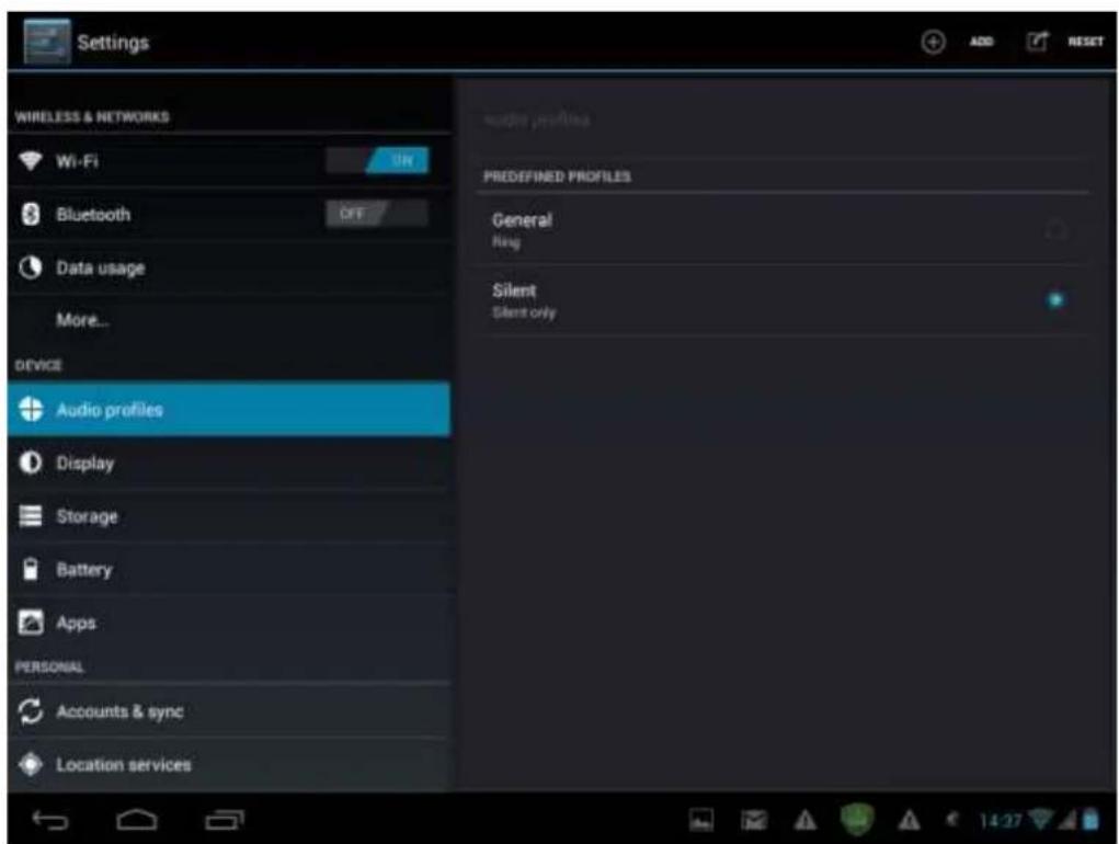PRESTIGIO MultiPad2 Ultra Duo 8.0 - Profils audio - 1