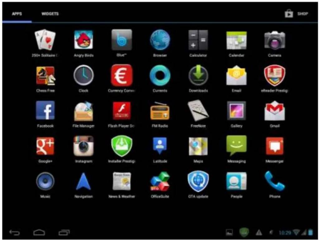 PRESTIGIO MultiPad2 Ultra Duo 8.0 - Ajouter un widget à votre écran d'accueil - 1