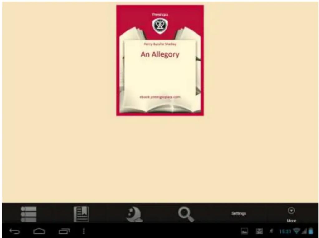 PRESTIGIO MultiPad2 Ultra Duo 8.0 - Lecture d'un livre. - 1