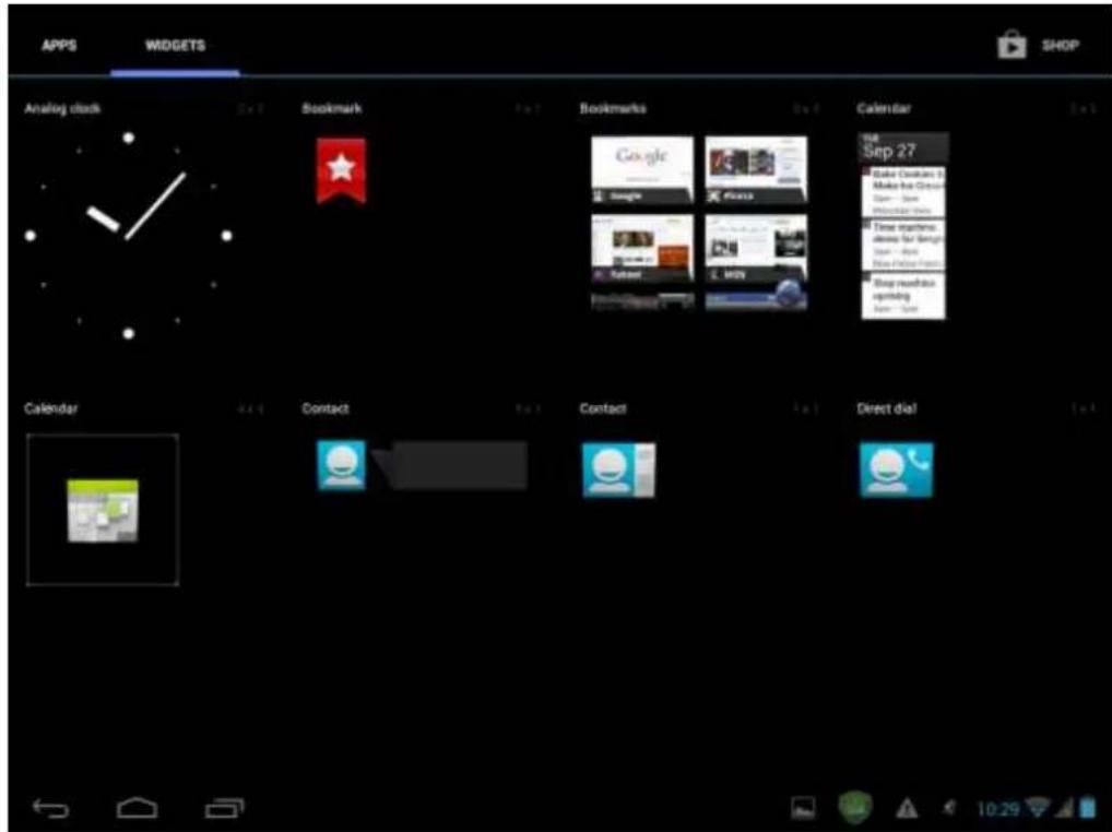 PRESTIGIO MultiPad2 Ultra Duo 8.0 - Ajouter un widget à votre écran d'accueil - 2