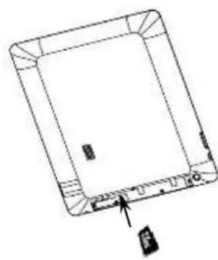 PRESTIGIO MultiPad2 Ultra Duo 8.0 - Insérer la carte micro sd/sdhc: - 1