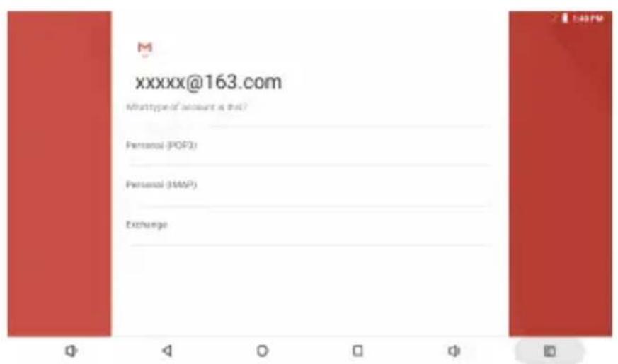 DENVER TAQ10423L - Creation manuelle d'un compte e-mail - 1