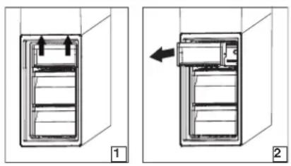 WHIRLPOOL W5 821E W - Extracción del cajón del congelador - 1